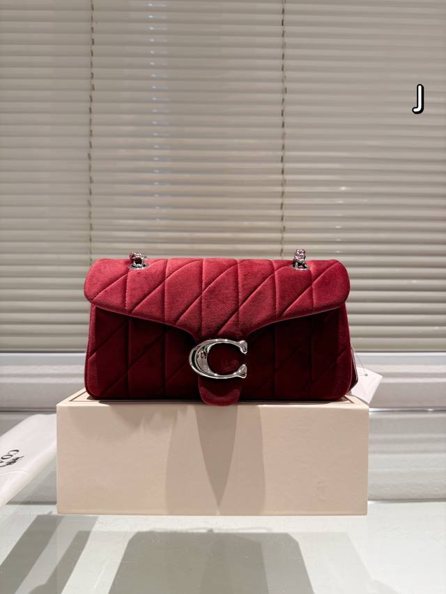 Velvet Coach All Black Chain. Otabby series new Coach chain 