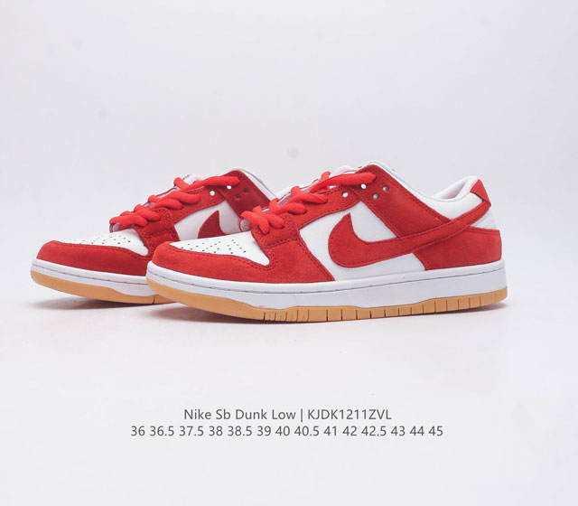 Authentic Nike Sb Dunk Low Men's and Women's Skateboarding Shoes Classic Retro Sneakers feature a low cut design to create a classic Dunk style insole with Zoom Air cushioning at the heel.