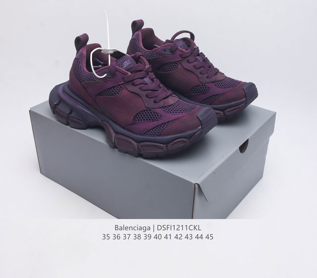 Pure original Balenciaga 3XL 9th generation latest sneaker series, 9th generation Balenciaga 3XL dad shoes are a must-have for trendsetters. Quick entry into dad shoes. Mesh fabric is used to make old men's and women's styles. 9th generation dirty sh