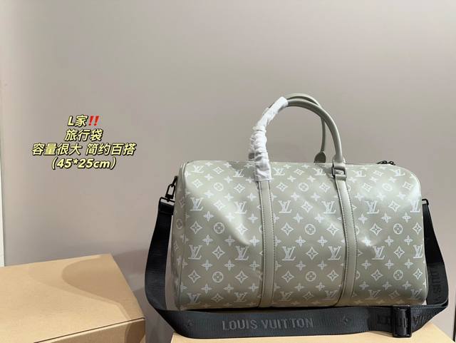 Size 45.25 Lv travel bag with large capacity, a must-have for vacation travel and a must-have item for fashionistas. The actual product will definitely amaze you: