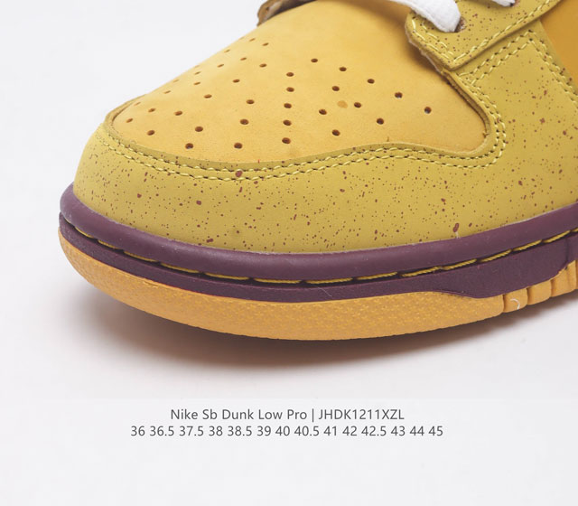 The authentic Nike Sb Dunk Low Pro men's and women's skateboarding shoes are classic retro sneakers with a low cut design that creates a classic Dunk style insole. The heel is equipped with a Zoom Air cushion