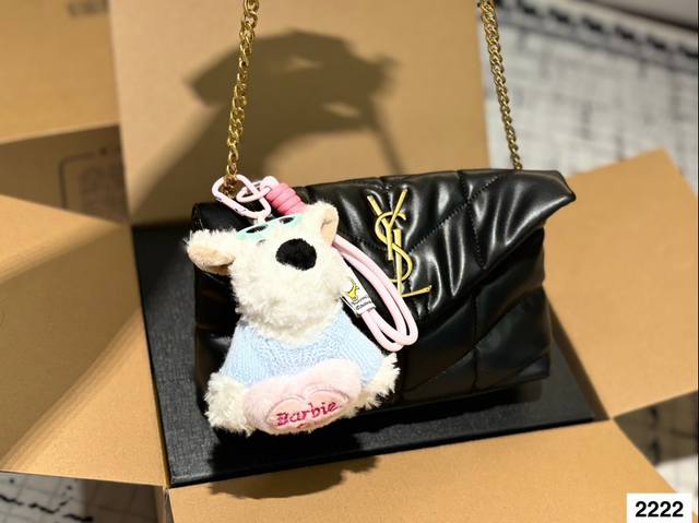Small pendant 15 Ysl Saint Laurent women's puffer quilted lambskin full set folding box packaging, this year's most worthwhile autumn and winter bag YSL soft and sticky cloud bag Yang Mi YSL soft and sticky cloud bag Loulou bag review