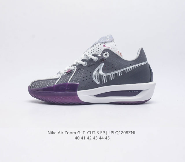 Nike men's shoes 23 new sports shoes Air Zoom Gt Cut 3 generation low top shock-absorbing sports shoes practical training basketball shoes new generation practical god shoes Nike's new masterpiece Zoomx technology brings basketball