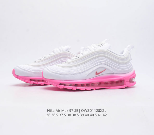 Company level Nike casual shoes classic air cushion Air Max 97 bullet cushion low top sports shoes Air Max 97 sports running shoes with streamlined shoe body and excellent technology for sports enthusiasts to create all-round protection