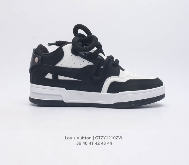 Louis Vuitton deconstruction straps Louis Vuitton Lv board shoes fashion thick sole height increasing sports shoes trendy men's shoes comfortable non slip sole and versatile screen dominating the entire fashion and entertainment industry. The details