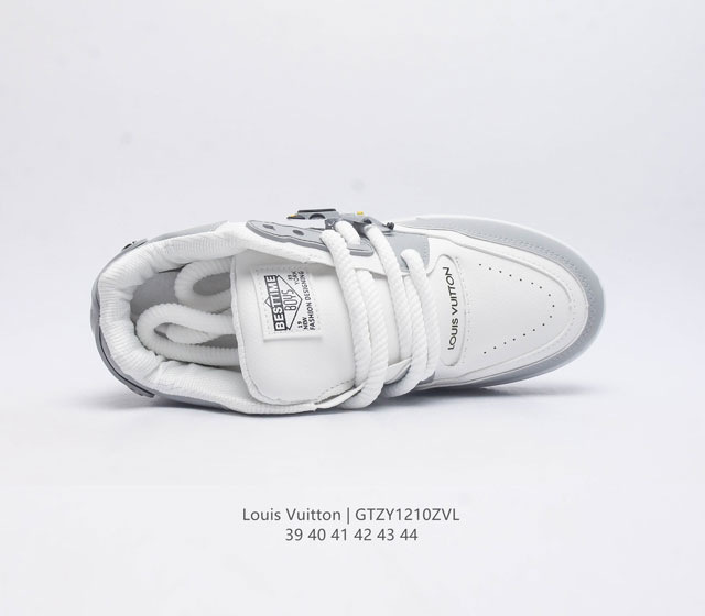 Louis Vuitton deconstruction straps Louis Vuitton Lv board shoes fashion thick sole height increasing sports shoes trendy men's shoes comfortable non slip sole and versatile screen dominating the entire fashion and entertainment industry. The details