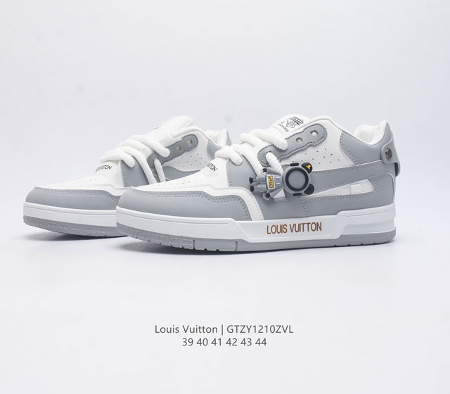 Louis Vuitton deconstruction straps Louis Vuitton Lv board shoes fashion thick sole height increasing sports shoes trendy men's shoes comfortable non slip sole and versatile screen dominating the entire fashion and entertainment industry. The details