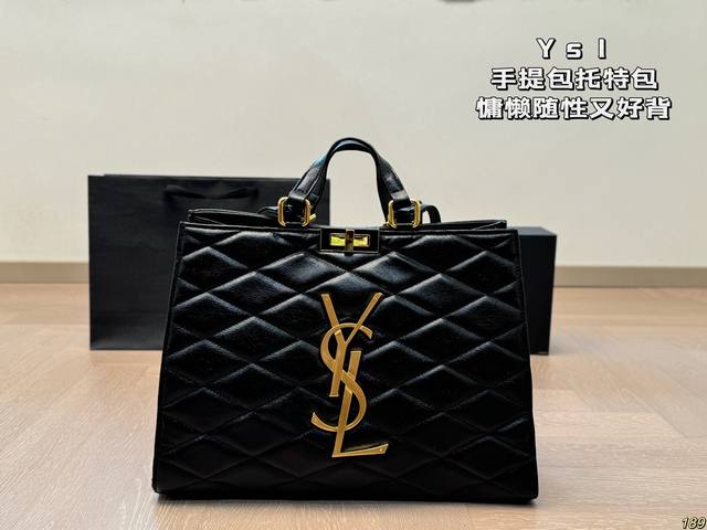 Saint Laurent YSL handbag tote bag is lazy, casual and easy to carry, full of surprises on the upper body. A size 40 28