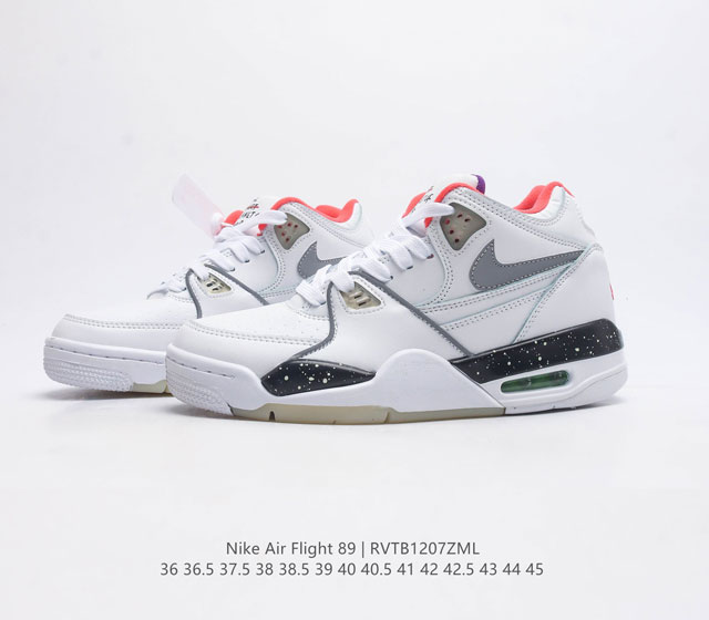 Company level Nike Super Cool Nike Air Flight 89 Air Cushion Shoes AJ4 Simplified Brother Basketball Shoes Men's and Women's Sports Shoes Air Jordan 4 Twin Brother Nike Air Flight