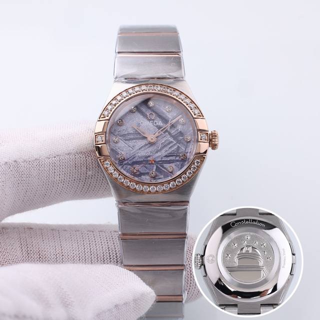 Gold 20 Diamond 20, New Omega Constellation Sapphire Mirror Imported Quartz Machine 28Mm: