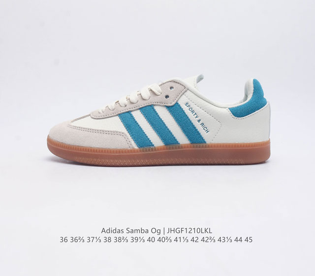 Adidas Originals Samba Og Shoes is a classic sports shoe that showcases a casual and modern style. It is a fashionable classic shoe that was born in the 1950s