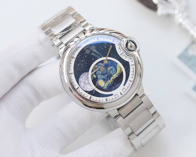 White shell, gold shell, steel strap 30 Brand: Cartier Cartier Cartier Type: Men's watch case cover: Top grade 316 stainless steel l Strap: Imported calf leather strap 316 stainless steel strap Movement: Fully automatic imported mechanical movement