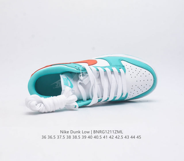 Nike Dunk Low sneakers, retro skateboarding shoes, Sb series classic sneakers are made of natural leather that is durable and shaped like the vintage Dunk. The toe is breathable with holes, and the mouth and tongue are matched