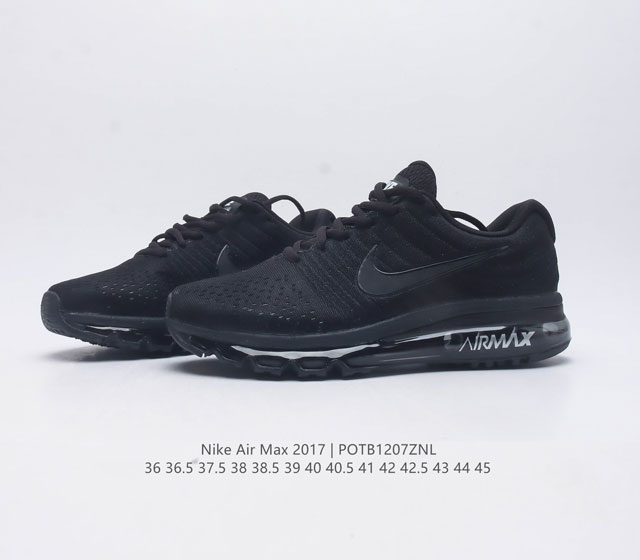 Nike Air Max 2017 Men's and Women's Running Shoes with Full Foot Air Cushion for Casual Sports Running. The Nike Air Max 2017 is the flagship running shoe of the Nike Air Max series in 2017