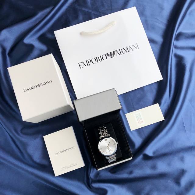 Good recommendation, Armani Versatile Steel Strap Men's Watch Model AR1819 Steel Strap Quartz Watch, dial diameter 43mm 316 stainless steel strap, white dial, stopwatch dial, mineral glass mirror. Butterfly Double Button, Design: