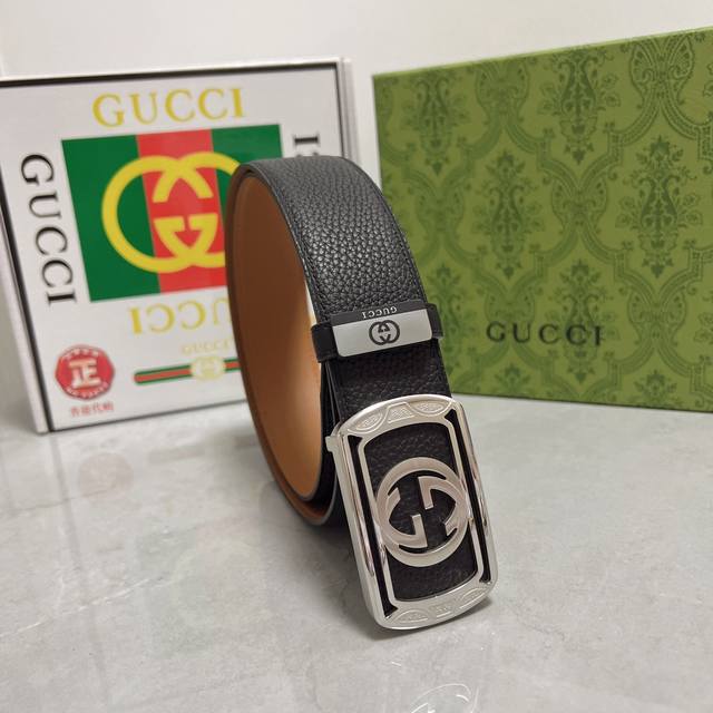 Product Name: Guqi Gu... Ci Original Material: Original Leather Belt 100% Head Layer Leather Belt Guaranteed Genuine Leather, 24K Pure Steel Buckle, Counter Original Quality and Exquisite Craftsmanship, Fashionable Brand, Preferred Packaging for Pers
