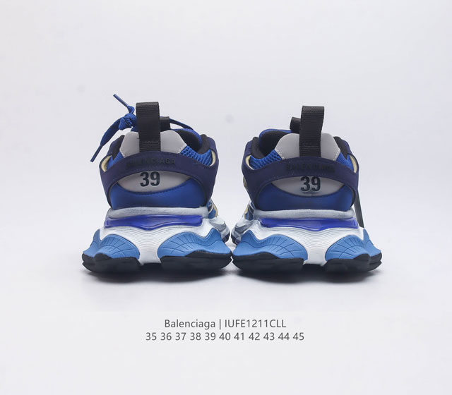 Company level Balenciaga 3XL latest sneaker series, 9th generation Balenciaga 3XL dad shoes, must-have for trendsetters, fast in dad shoes, old men's and women's styles, 9th generation dirty shoes with mesh fabric, thick soled high rise low cut coupl