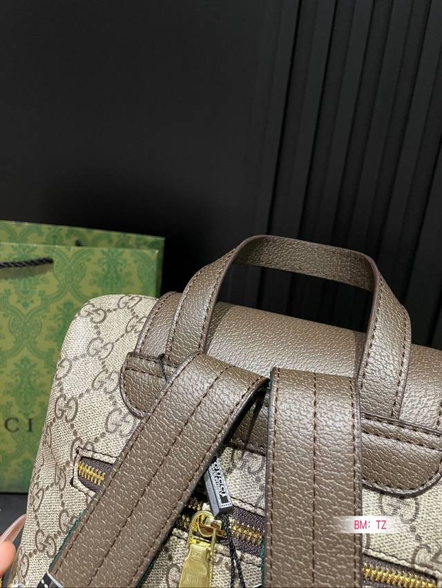 Gucci Large Capacity Taiwan Imported PVC Ultra HD Hardware Logo Logo, Dedicated Inner Inner Inner Inner for Traveling Search Gg Backpack Size: 26 * 28