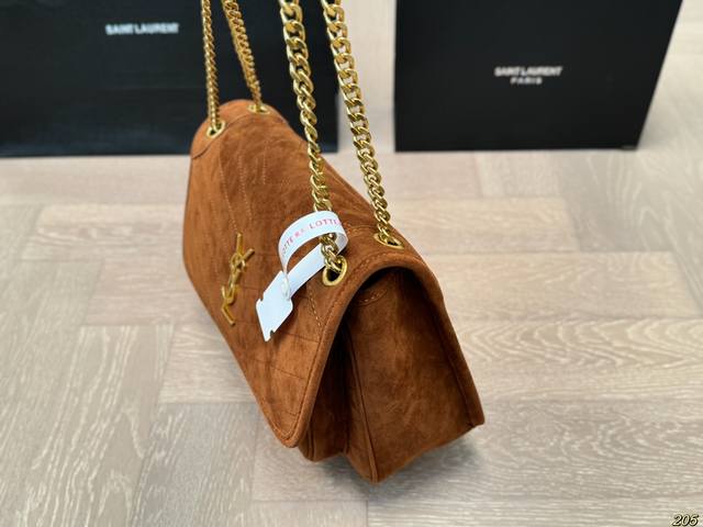 Same price box Ysl Saint Laurent niki diagonal cross bag for free hot, comfortable, comfortable, elegant, casual fashion and versatile size: 28 20 22 16
