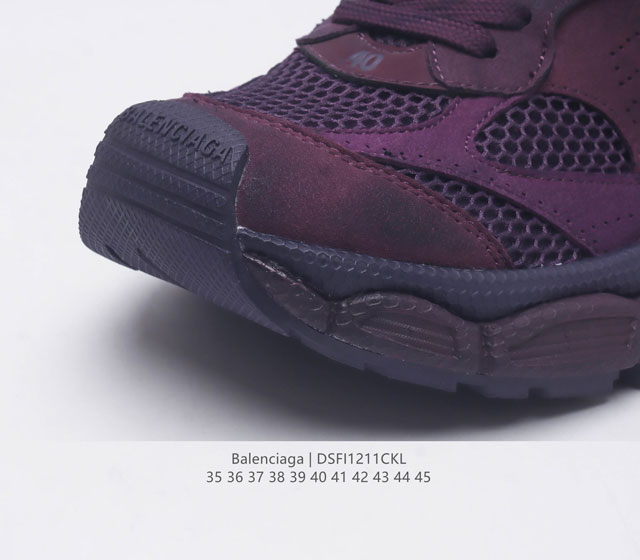 Pure original Balenciaga 3XL 9th generation latest sneaker series, 9th generation Balenciaga 3XL dad shoes are a must-have for trendsetters. Quick entry into dad shoes. Mesh fabric is used to make old men's and women's styles. 9th generation dirty sh