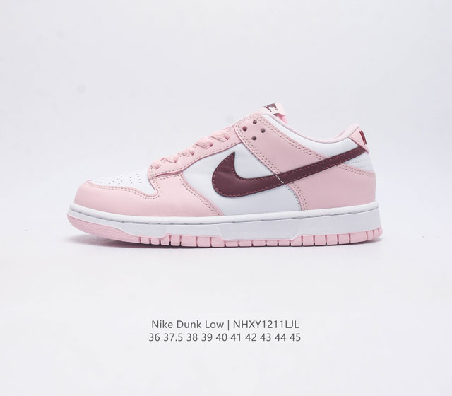 Nike Dunk Low sneakers, retro skateboarding shoes, Sb series classic sneakers are made of natural leather that is durable and shaped like the vintage Dunk. The toe is breathable with holes, and the mouth and tongue are matched