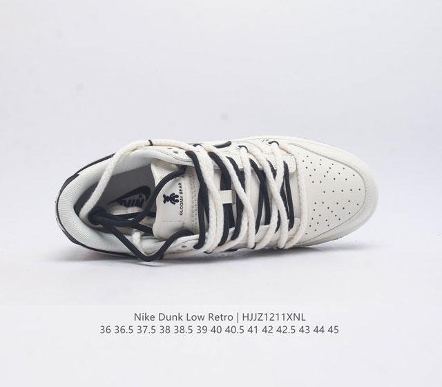 The company level Nike Dunk Low Retro sneakers were originally designed for hardwood courts and later became a fashion benchmark sweeping the streets. As a classic basketball shoe of the 1980s, the Nike Dunk Low Retro sneakers were originally designe