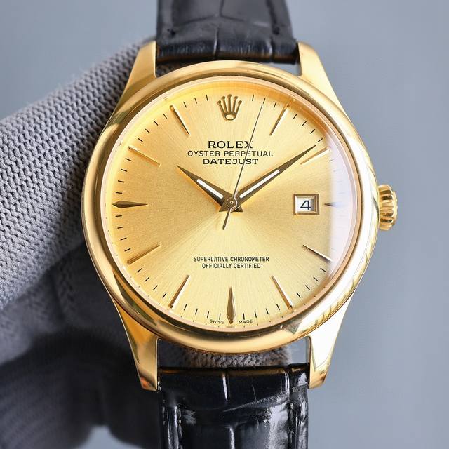 The latest 2024 platinum hot selling Rolex men's watch features a unique dial design paired with a more upscale and luxurious Rolex. If you first meet Rolex, you will long to have it one day. Wearing Rolex will: