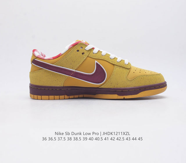 The authentic Nike Sb Dunk Low Pro men's and women's skateboarding shoes are classic retro sneakers with a low cut design that creates a classic Dunk style insole. The heel is equipped with a Zoom Air cushion
