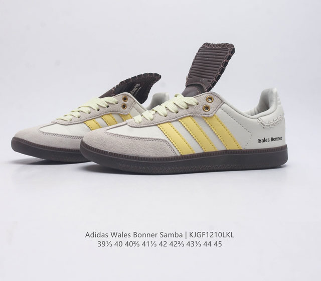 The authentic retro and avant-garde brands have occupied the United Kingdom designer brand Wales Bonner X Adidas Wb Samba Wb Nissan series classic retro low top casual sports running shoes item number Ie0586