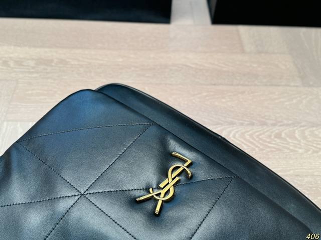 Folding box Saint Laurent YSL diamond grid bag, simple yet stylish and cool, brings you a trendy feeling. Size 34 25 24 15