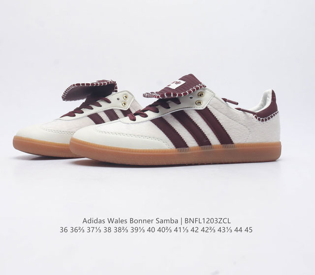The authentic retro and avant-garde brands have all taken over the classic retro low top casual running shoes of the United Kingdom designer brand Wales Bonner X Adidas Wb Samba Wb Nissan series. Item number Ie0586