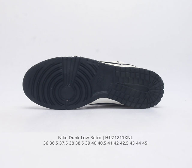 The company level Nike Dunk Low Retro sneakers were originally designed for hardwood courts and later became a fashion benchmark sweeping the streets. As a classic basketball shoe of the 1980s, the Nike Dunk Low Retro sneakers were originally designe