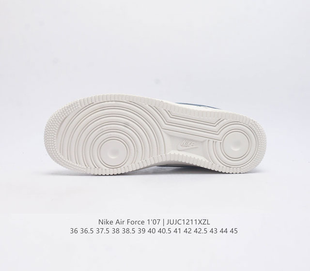 Company level Af1 Nike Air Force 1 07 Low Air Force One Original Last Original Paperboard Crafted Pure Air Force Version Focused on Foreign Trade Channels Full Palm Built in Honeycomb Air Cushion Original Box Accessories Original Factory Midsole
