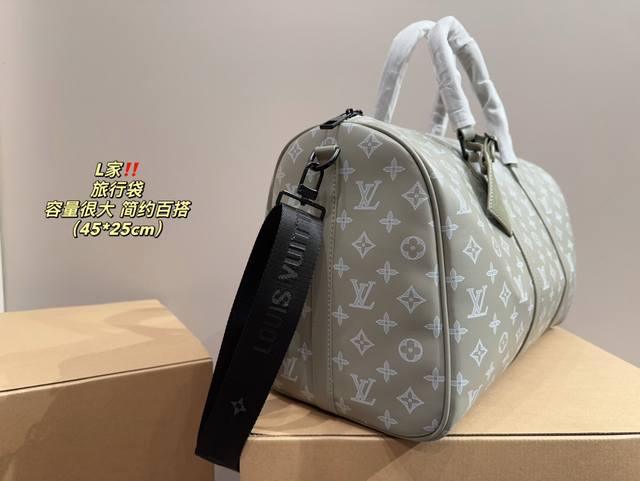 Size 45.25 Lv travel bag with large capacity, a must-have for vacation travel and a must-have item for fashionistas. The actual product will definitely amaze you: