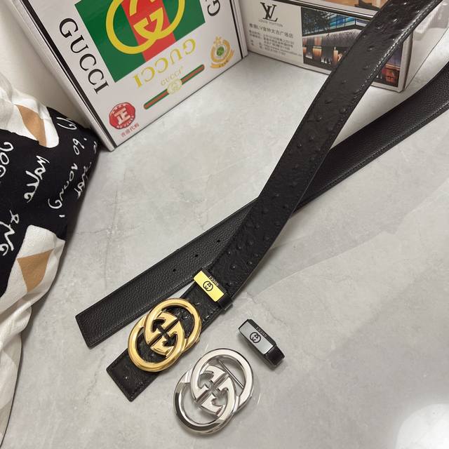 Product Name: Guqi Gu... Ci Original Material: Original Leather Belt 100% Head Layer Leather Belt Guaranteed Genuine Leather, 24K Pure Steel Buckle, Counter Original Quality and Exquisite Craftsmanship, Fashionable Brand, Preferred Packaging for Pers