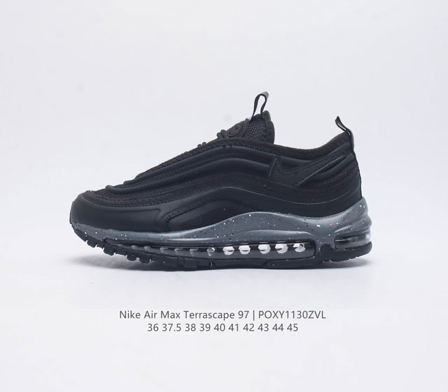 Nike's 2023 new men's and women's air Max Terrascape 97 air cushioned casual sports shoes with Max Air cushioning configuration provide excellent support and comfortable foot feel. Outsole design