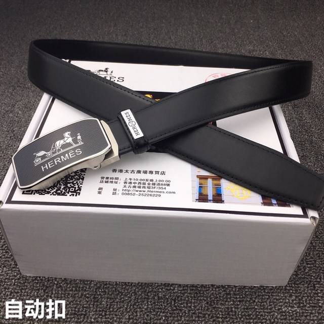 Brand: Hermes Hermes automatic buckle model: original order! Identify the authentic packaging grade of the counter as shown in the picture: Italian imported top layer cowhide, automatic buckle, Hermes. Hermes, a world-renowned luxury brand. When the