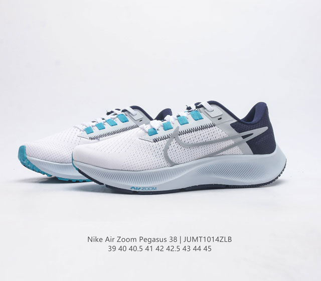 Nike Air Zoom Pegasus 38 Moonshot 38 with Air Cushion Cushion Running Shoes Fashion Slow Running Shoes Casual Sports Shoes Fashion Men's Shoes Persist in Running Smoothly without Obstacles Nike Zoom