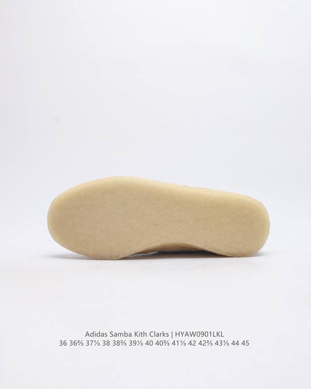 Adidas Kith X Clarks X Ad Originals 8Th Street Samba Dance Street Series German Training Style Low Top Retro Casual Board Shoes Kith Founder and Head