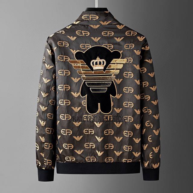 Armani 2024 Autumn Jacket and Jacket Counter Edition, Original Order Authentic, Synchronized with Official Website, Customized Grade Ready to Wear Fabric for Customers, Simple and Elegant, Complete Original Brand Hardware Accessories, Super Versatile