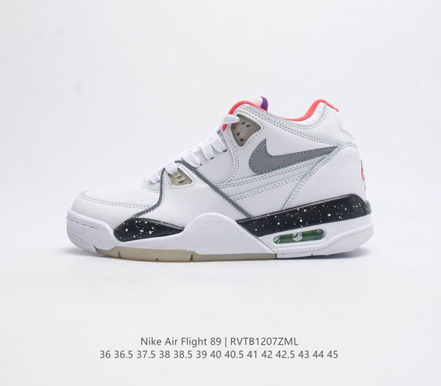 Company level Nike Super Cool Nike Air Flight 89 Air Cushion Shoes AJ4 Simplified Brother Basketball Shoes Men's and Women's Sports Shoes Air Jordan 4 Twin Brother Nike Air Flight