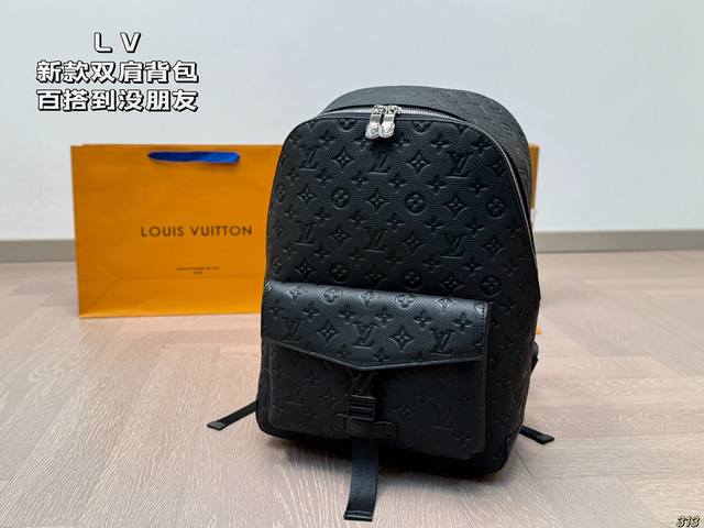 Lv's new backpack is versatile to the point of having no friends, it's cool, stylish, and highly recognizable. It's also handsome and fashionable for commuting! Size 28 39: