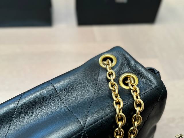 Folding box Saint Laurent YSL diamond grid bag, simple yet stylish and cool, brings you a trendy feeling. Size 34 25 24 15