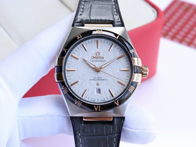 Starry Eternal Constellation Watch Fifth Generation Constellation Series! New original size 41Mm watch! Fully automatic imported mechanical movement, hot selling single item Omega Constellation series men's mechanical watch, new upgraded version of t